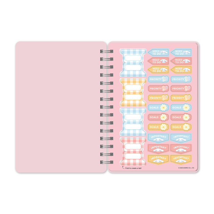 Cinnamoroll x Studio Oh! Sweet Daisies Agatha Notebook Stationery Orange Circle