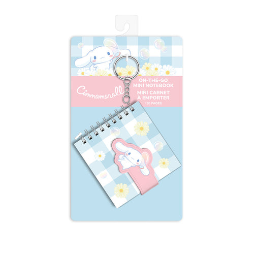Cinnamoroll x Studio Oh! Sweet Daisies Mini Notebook Keychain Stationery Orange Circle