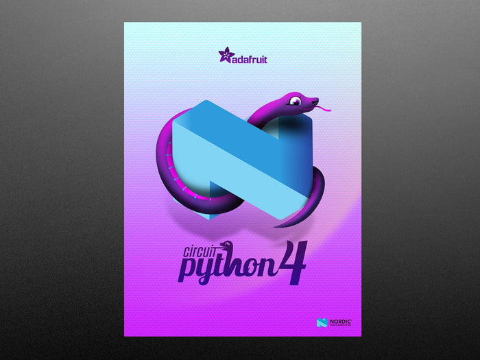 CircuitPython 4 Poster [Discontinued] by Adafruit - The Pi Hut