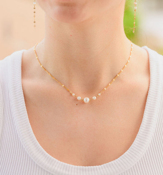 CLARICE necklace - Akoya pearl