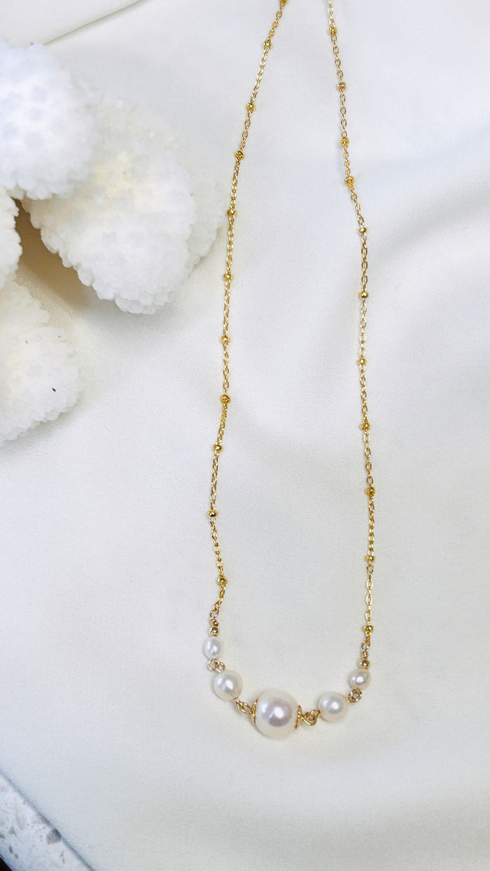 CLARICE necklace - Akoya pearl