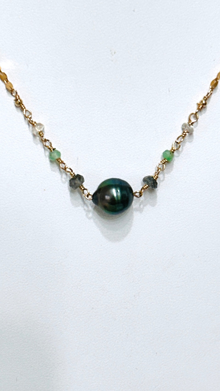 Clarice necklace - Emerald