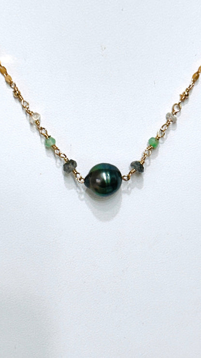 Clarice necklace - Emerald