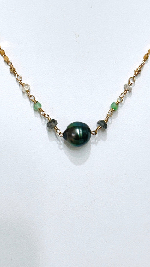 Clarice necklace - Emerald