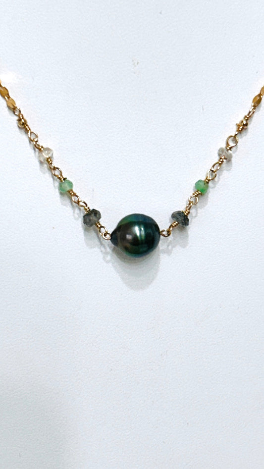 Clarice necklace - Emerald