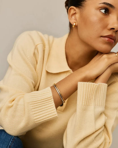 Classic Bangle Set | Mixed Metal Bracelets Missoma