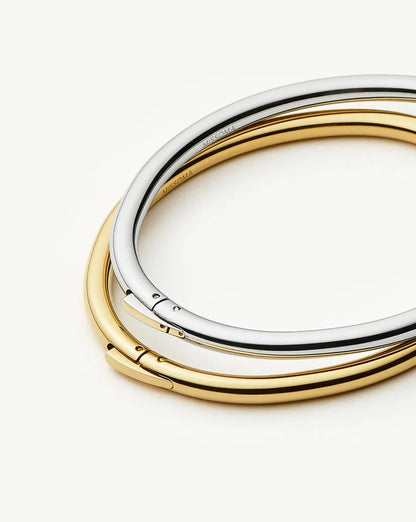 Classic Bangle Set | Mixed Metal Bracelets Missoma