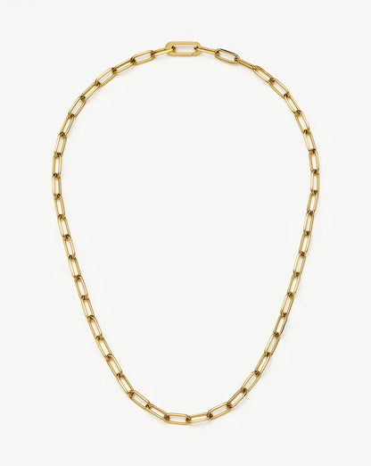 Classic Paperclip Chain Necklace | 18k Gold Plated Necklaces Missoma
