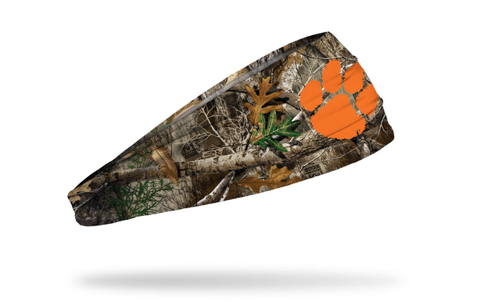 Clemson Tigers: Realtree Edge Logo Big Bang Lite Headband - View 2