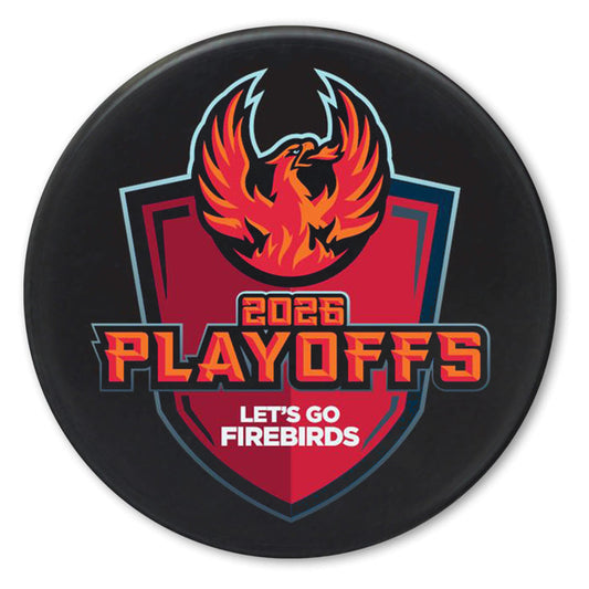 Coachella Valley Firebirds 2026 Playoffs Puck