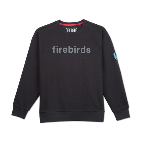 Coachella Valley Firebirds Womens Washed Black Crewneck