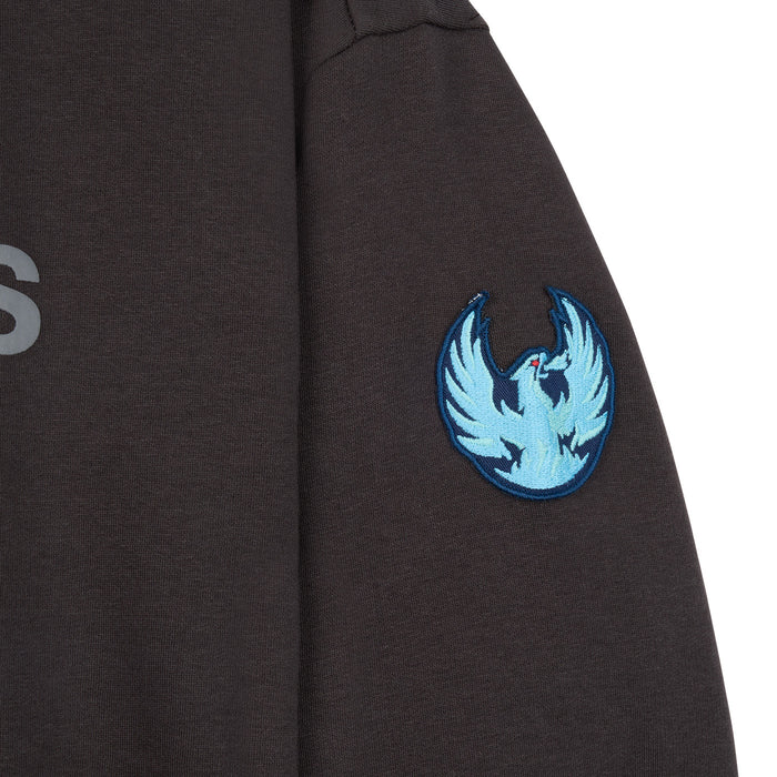 Coachella Valley Firebirds Womens Washed Black Crewneck
