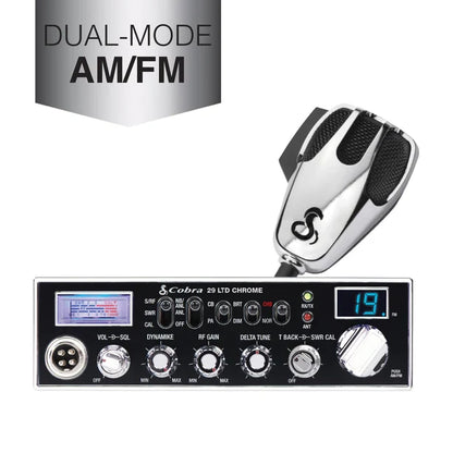 Cobra 29 LTD Chrome AM/FM CB Radio | Right Channel Radios
