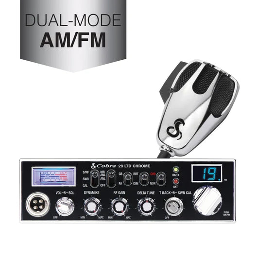 Cobra 29 LTD Chrome AM/FM CB Radio | Right Channel Radios