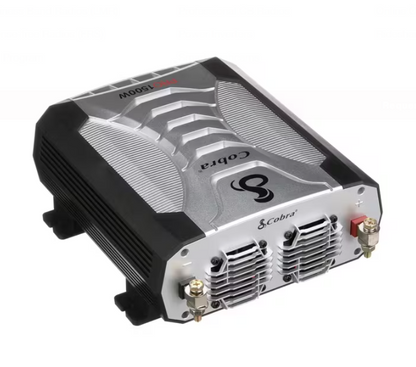 Cobra PRO 1500W Professional Grade Power Inverter, Portable – 1500-Watt Car Charger, 4 Grounded AC Outlets, 2 Fast Charge USB Ports and Remote Contr