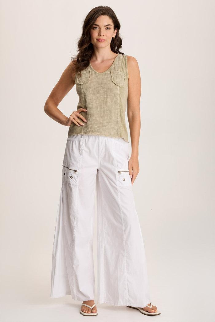 XCVI Coline Poplin Wide Leg Pant