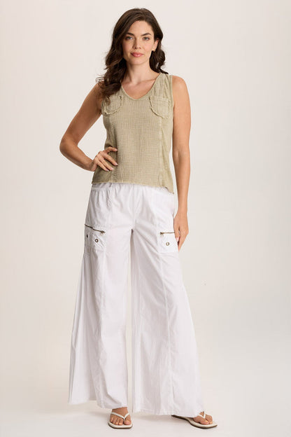 XCVI Coline Poplin Wide Leg Pant