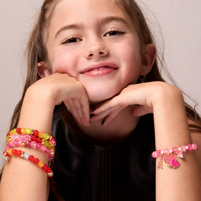 Color Me Happy Pink Ballet Shoe Bracelet