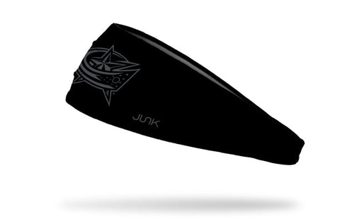 Columbus Blue Jackets: Gray Logo Big Bang Lite Headband - View 1