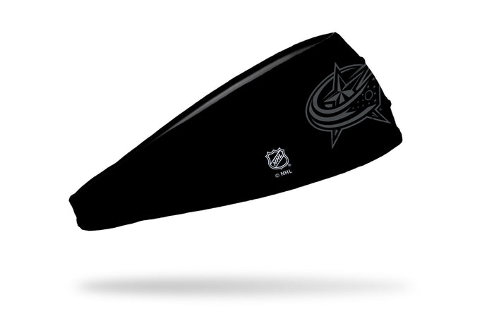 Columbus Blue Jackets: Gray Logo Big Bang Lite Headband - View 2