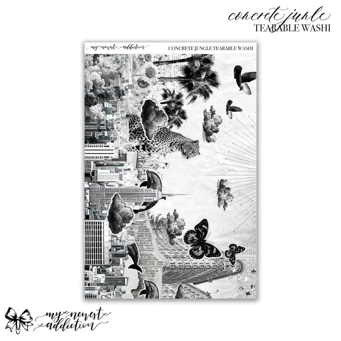 Concrete Jungle Tearable Washi