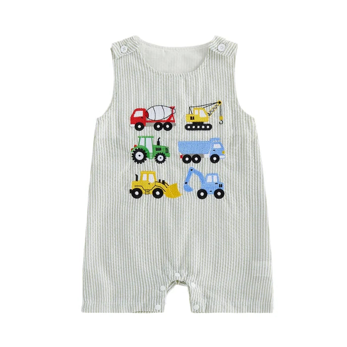 CONSTRUCTION VEHICLES Romper