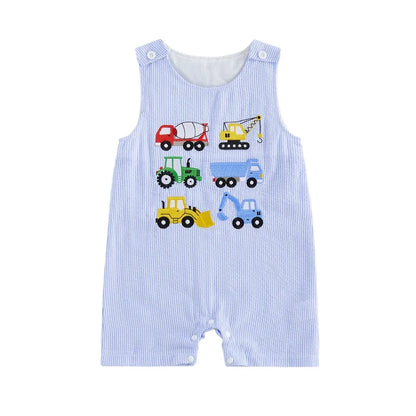 CONSTRUCTION VEHICLES Romper