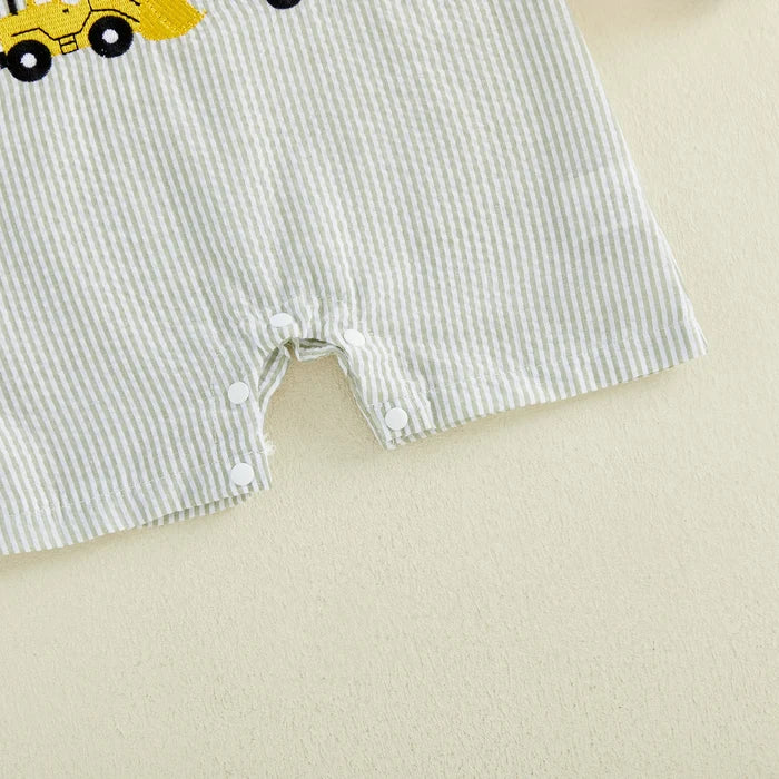 CONSTRUCTION VEHICLES Romper