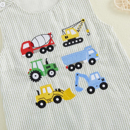 CONSTRUCTION VEHICLES Romper
