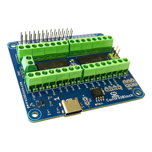 ControlBlock - Game Controllers, Power Switch and I/O for the Raspberry Pi by PetRockBlog - The Pi Hut