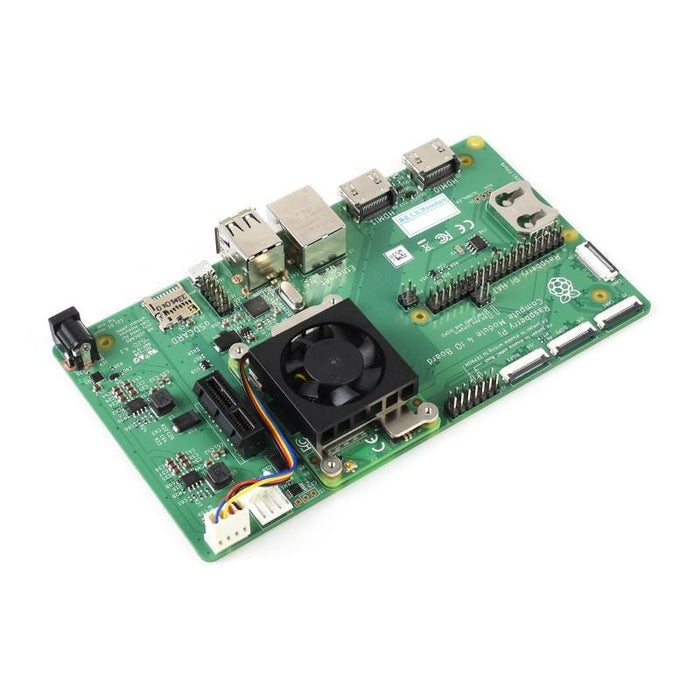 Cooling Fan & Bracket for Raspberry Pi Compute Module 4 (CM4) by Waveshare - The Pi Hut
