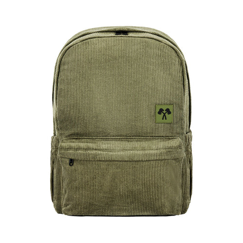 Corduroy Backpack and Beanie