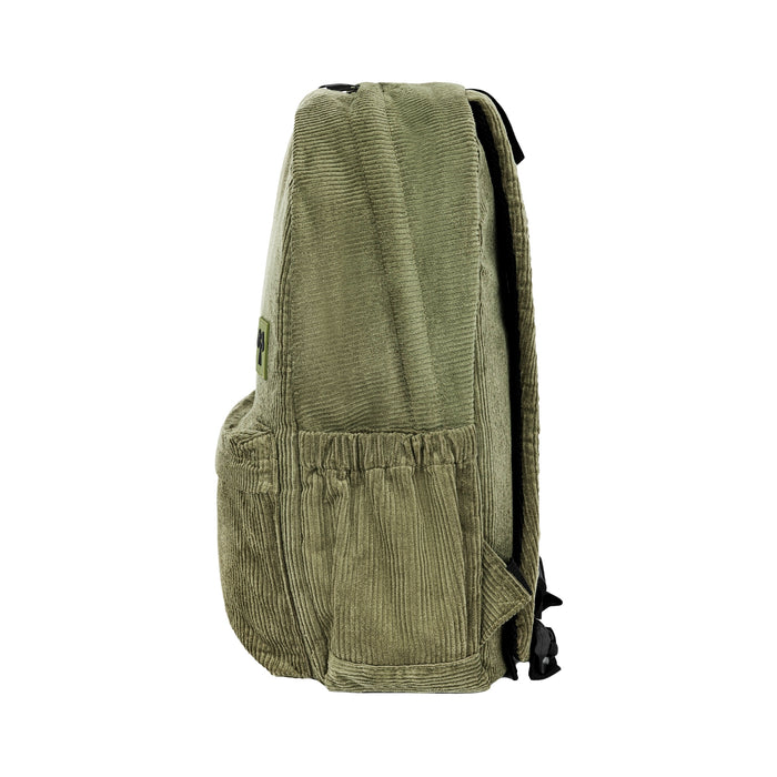 Corduroy Backpack and Beanie