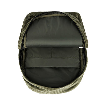 Corduroy Backpack and Beanie