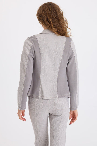 XCVI Cornelia Jacquard Fitted Blazer
