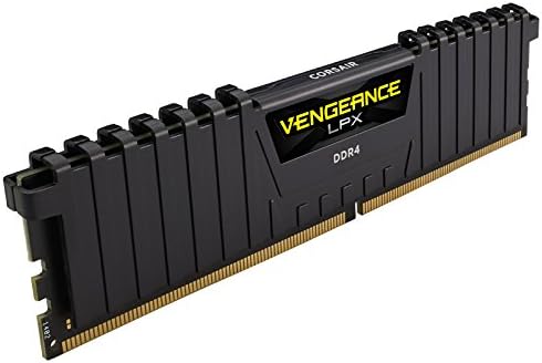 Corsair CMK32GX4M4Z2933C16 VENGEANCE LPX 32GB (4x8GB) DDR4 2933 (PC4-23400) C16 1.35V Desktop Memory - Black
