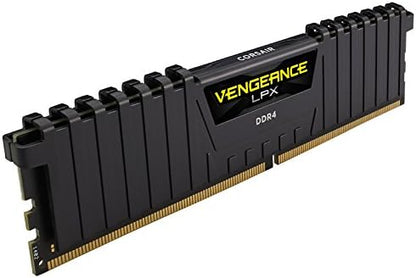 Corsair CMK32GX4M4Z2933C16 VENGEANCE LPX 32GB (4x8GB) DDR4 2933 (PC4-23400) C16 1.35V Desktop Memory - Black