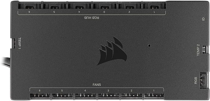 CORSAIR iCUE COMMANDER CORE XT Digital Fan Speed And RGB Lighting Controller Black