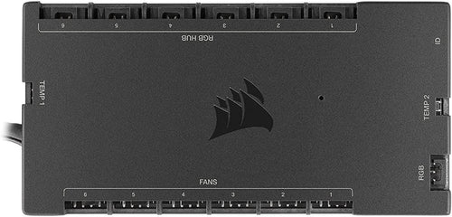 CORSAIR iCUE COMMANDER CORE XT Digital Fan Speed And RGB Lighting Controller Black