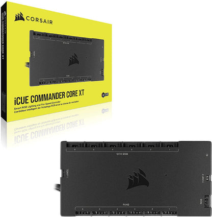 CORSAIR iCUE COMMANDER CORE XT Digital Fan Speed And RGB Lighting Controller Black