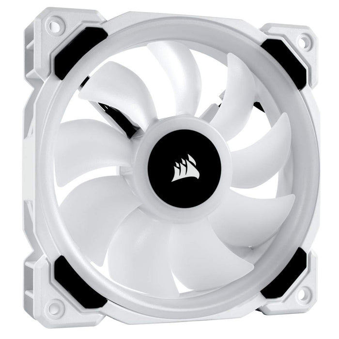 CORSAIR LL120 RGB 120mm RGB LED Fan Triple Pack With Lighting Node PRO White CO9050092WW