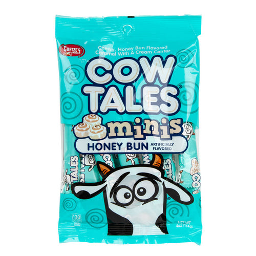 Cow Tales Honey Bun Mini Candy Peg Bag - 12 Count