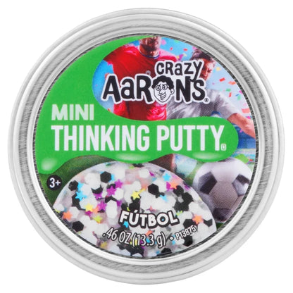 Crazy Aarons Futbol Mini 2 Inch Thinking Putty Tin