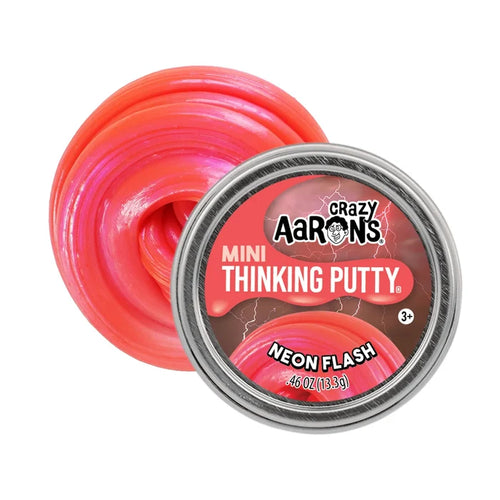 Crazy Aarons Neon Flash Mini 2 Inch Thinking Putty Tin