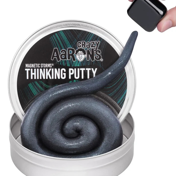 Crazy Aarons Strange Attractor Magnetic Full Size 4 Inch Thinking Putty Tin