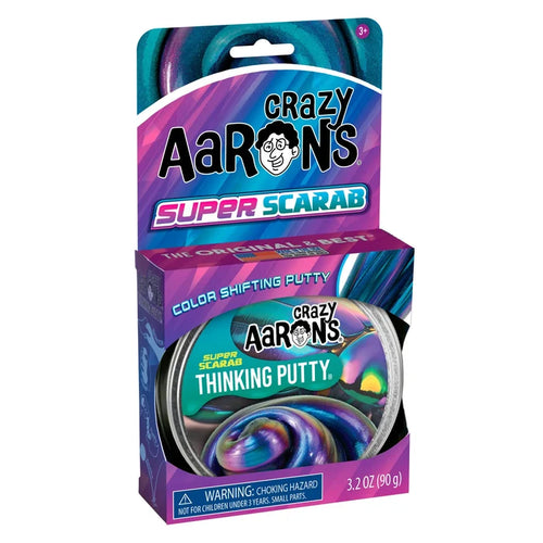 Crazy Aarons Super Scarab Full Size 4 Inch Thinking Putty Tin