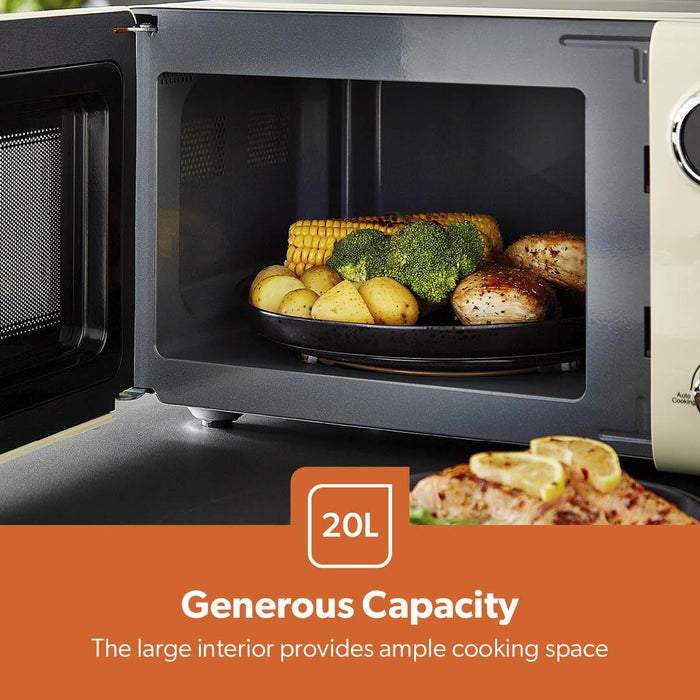 Cream 20L Lyth Digital Microwave Oven 700W