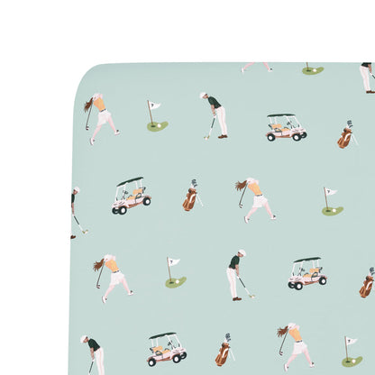 Bamboo Crib Sheet in Golf