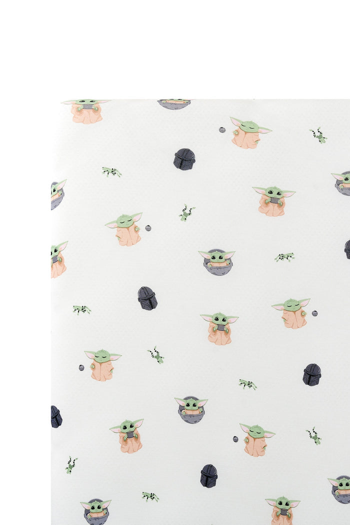 Close up of the Crib Sheet in Grogu™