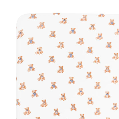 Crib Sheet in Teddy Bear corner